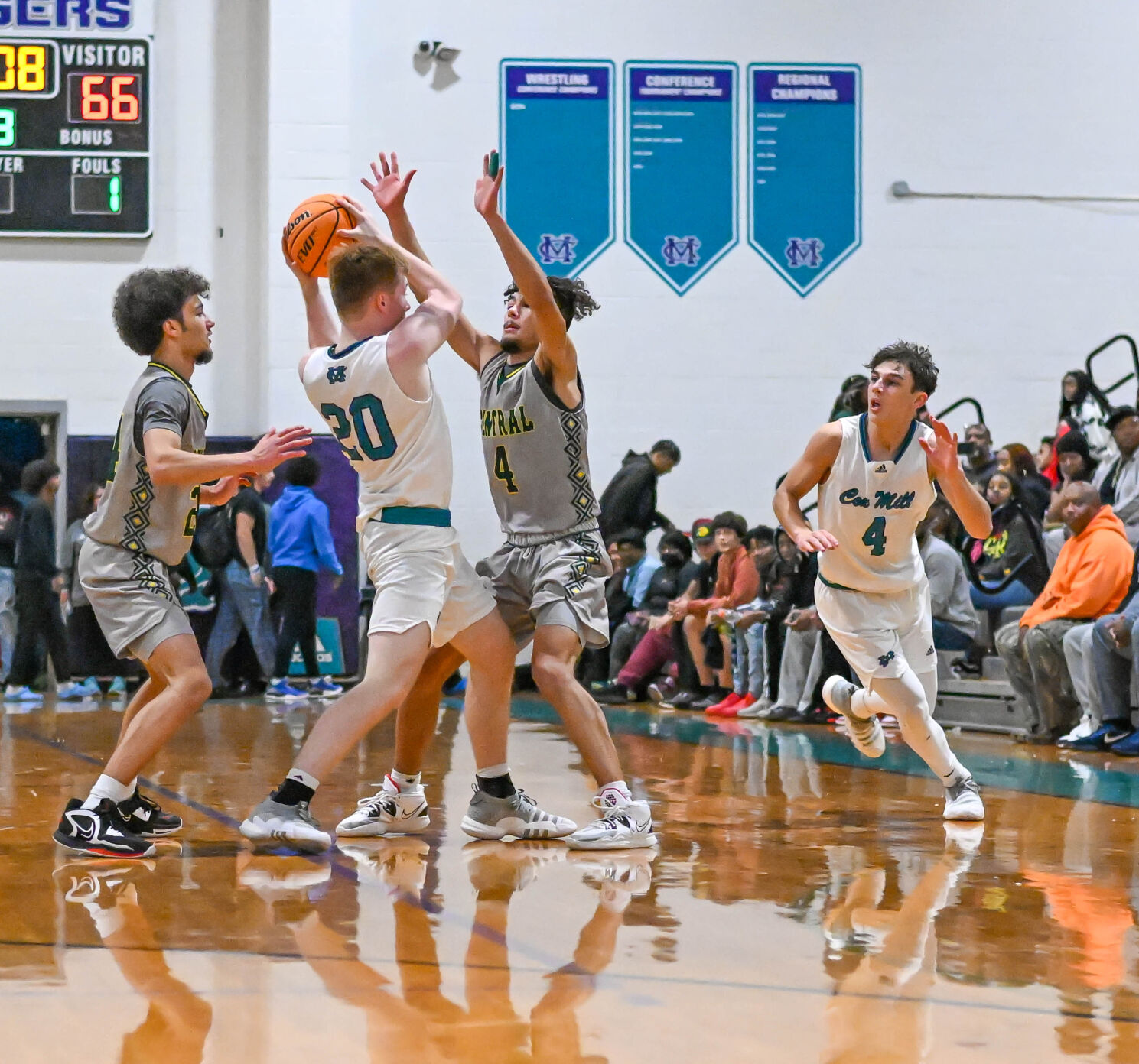 Central Cabarrus rolls past Cox Mill for the victory.
